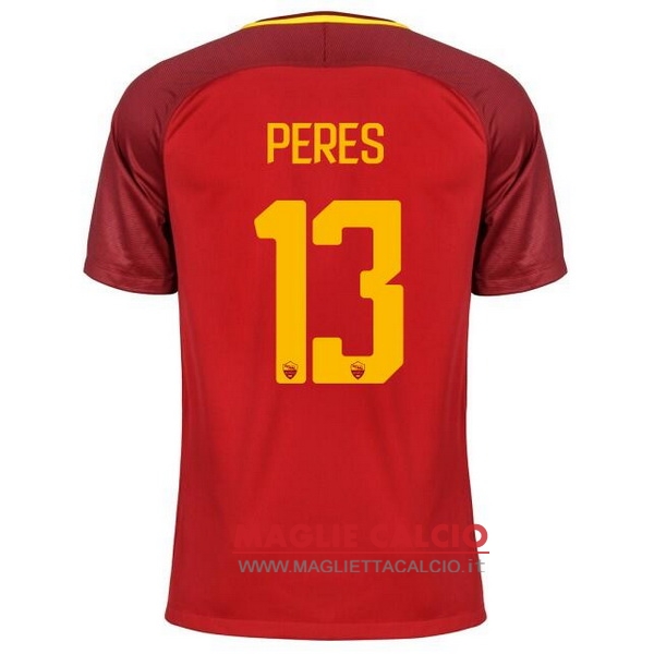 nuova maglietta roma 2017-2018 peres 13 prima
